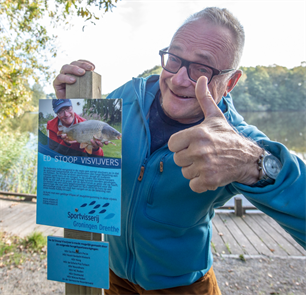Eerste Ed Stoop visvijver van Nederland geopend