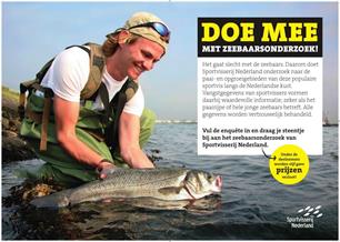 Enquête paai- en opgroeigebieden zeebaars (incl. mooie prijzen!)