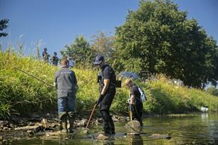 Reddingsacties vissen in nood