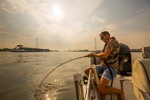 Roofvissen: meerval uit het handje