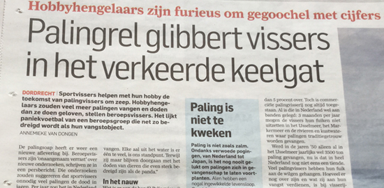 Sportvissers furieus om bizarre beschuldiging aalsterfte