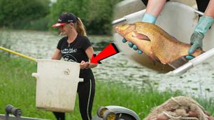 Sportvissers redden vissen (video)