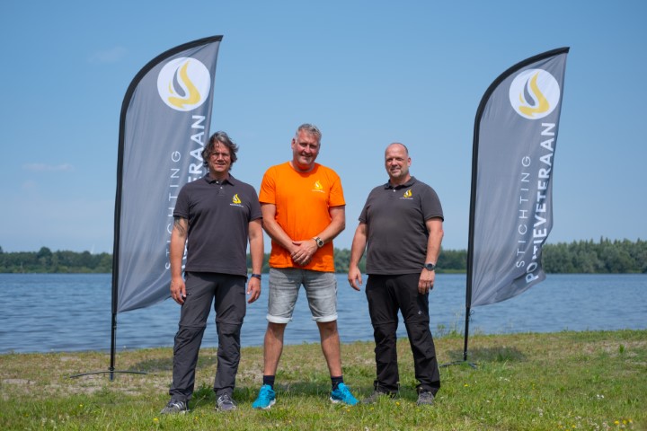 Vissen als prikkelarme activiteit voor de collega’s met PTSS klachten