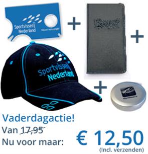 Vaderdagactie: uniek sportvispakket voor maar 12,50 euro! UITVERKOCHT