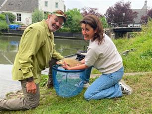 Vissen op roofvis bij Dordrecht in VIS TV XL