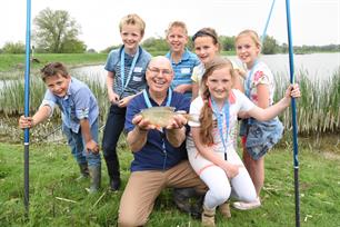 Vissen tellen bij vislessen