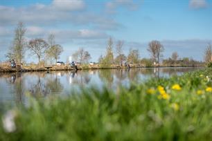 Witvissen - meer blauw aan de waterkant