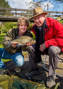 Witvissen: visles van opa